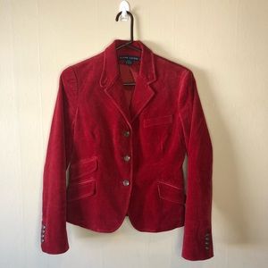 Ralph Lauren Blue Label Vintage Corduroy Blazer 10